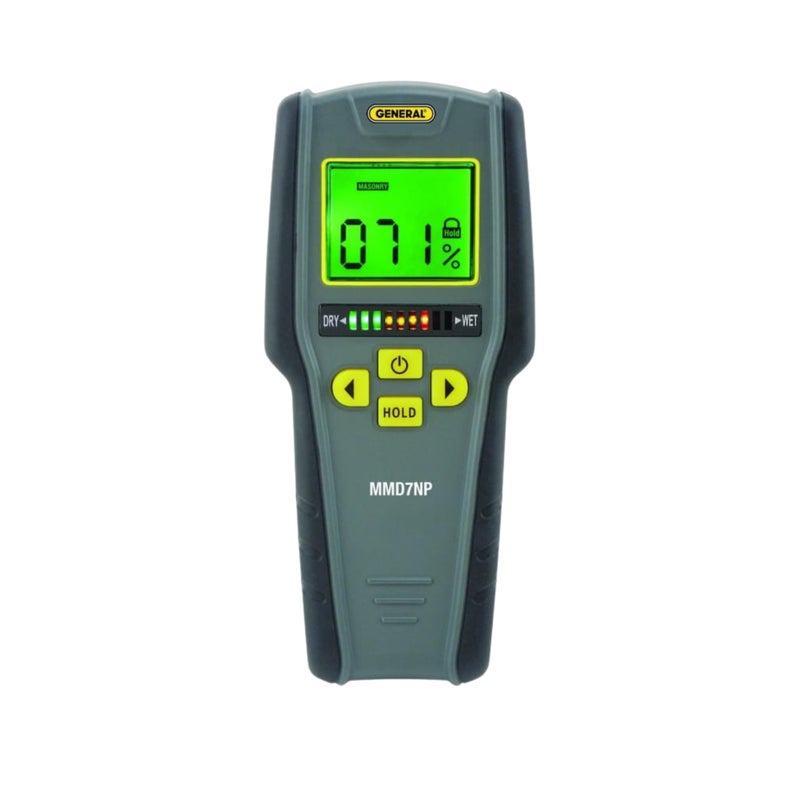 General Tools مقياس الرطوبة الرقمي من جنرال تولز MMD7NP - مستشعر الرطوبة - بدون دبابيس وغير جراحي - Image 1